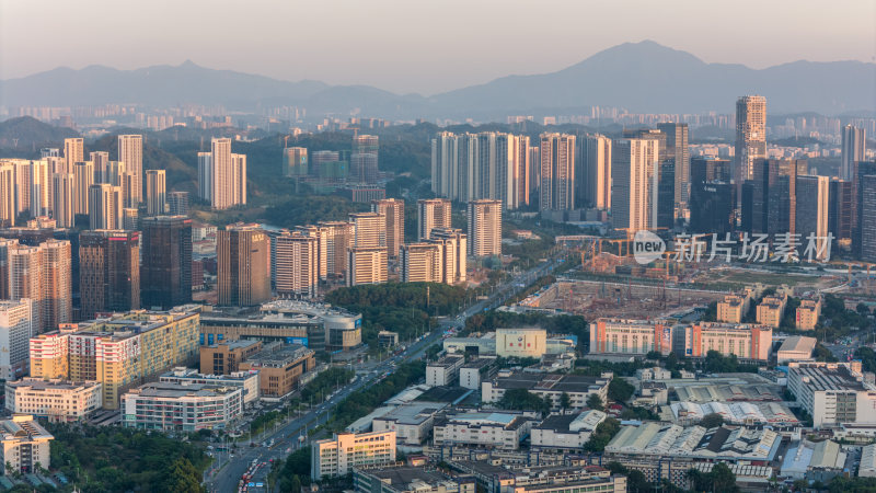 深圳龙华区城市风光