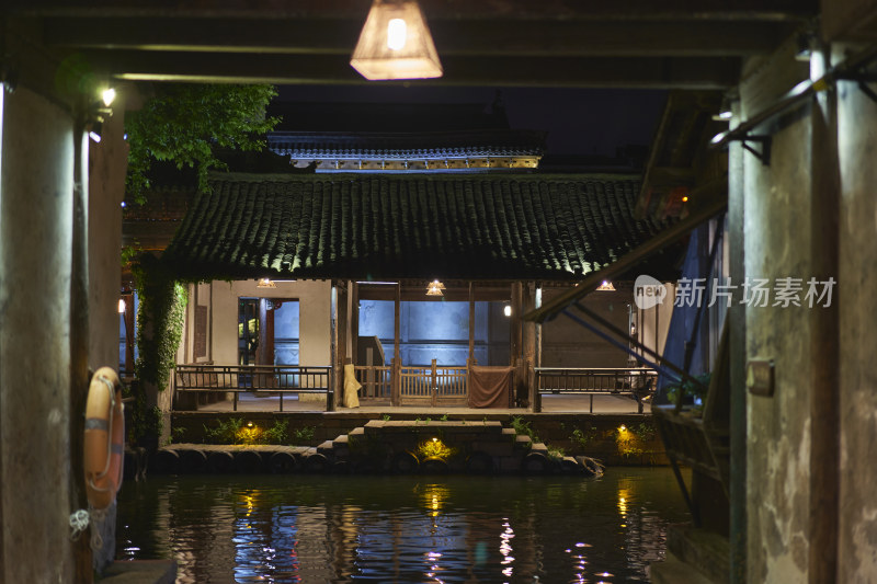 浙江嘉兴乌镇夜景