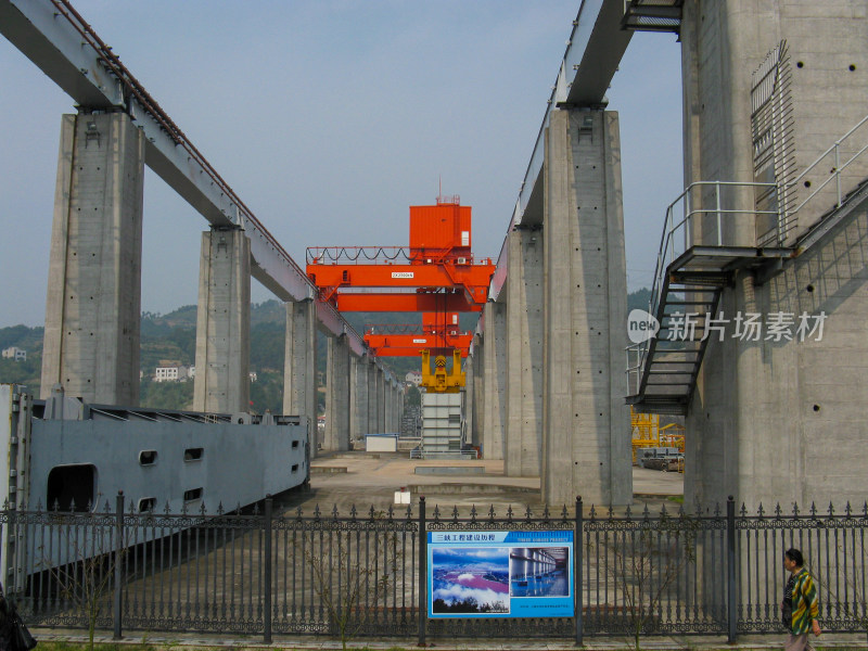 三峡大坝旅游区人造工程景观