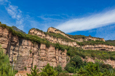 太行山大峡谷的壮丽风光