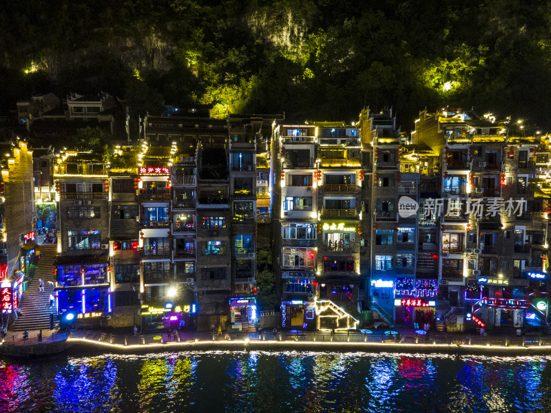 贵州镇远古镇5a景区夜景