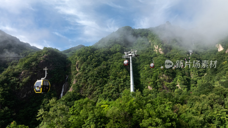 洛阳老君山景区上山索道缆车