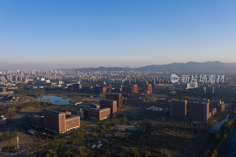 浙江大学紫金港校区航拍全景