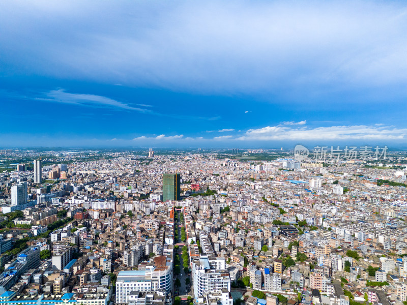 玉林城市风光航拍图