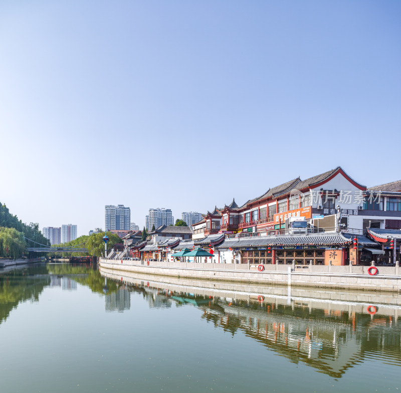 山东济宁古运河东大寺竹竿巷景观