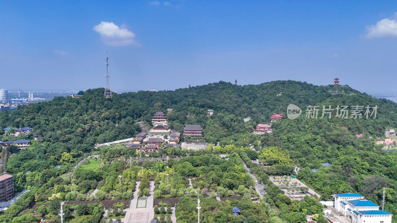 航拍鄂州西山4A景区