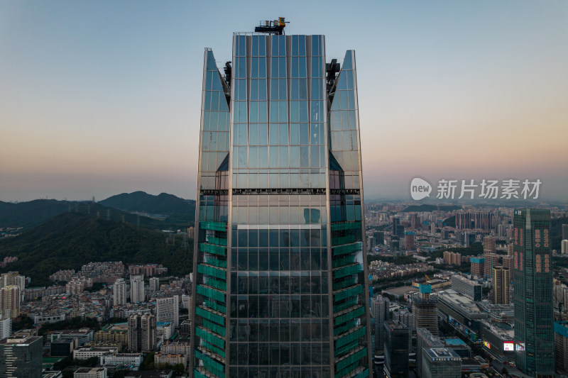 深圳罗湖区城市风光-城脉中心