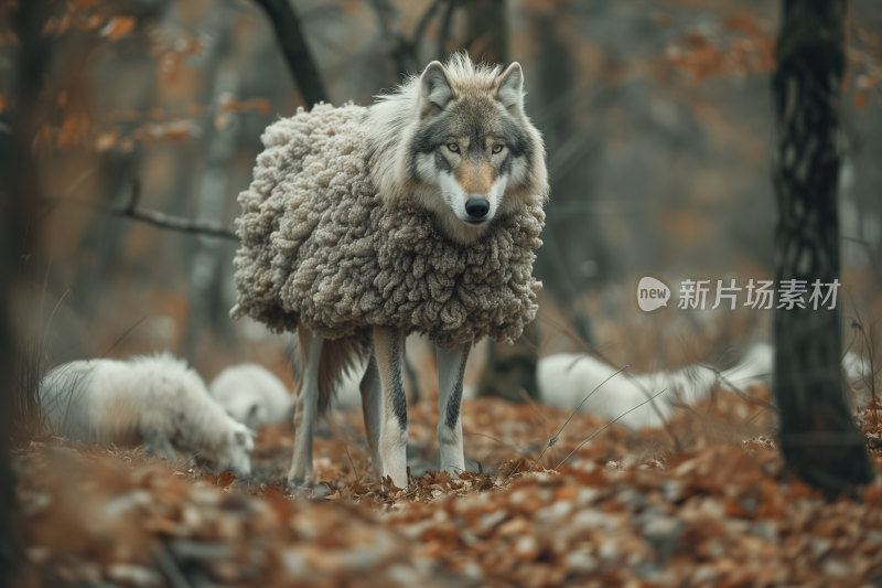 一只披着羊皮的狼生存的智慧与求生本能