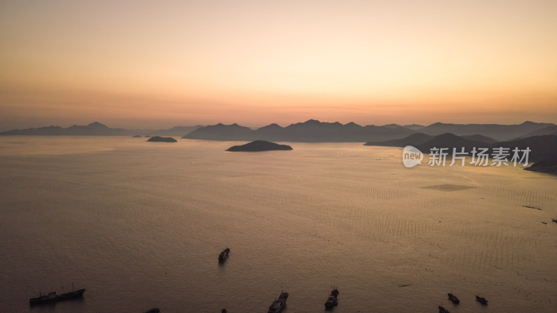 航拍海岛风光