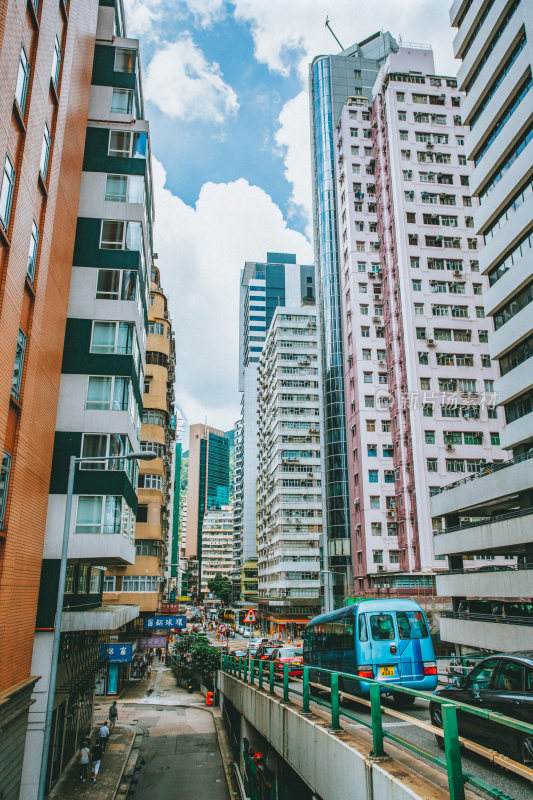 香港中环城市风光