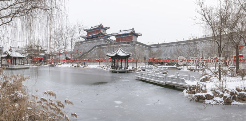 青州古城古街建筑风光