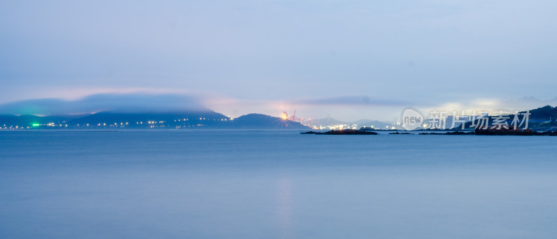 青岛太平角的平静海面