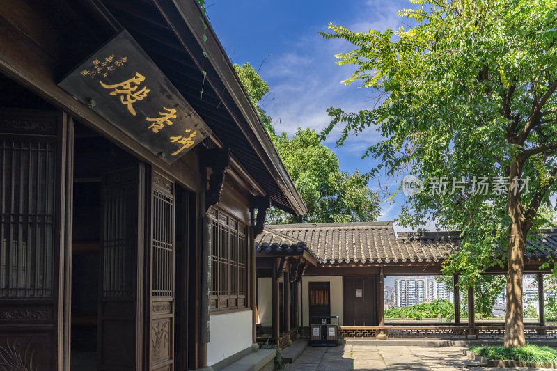 杭州吴山景区伍公庙风景