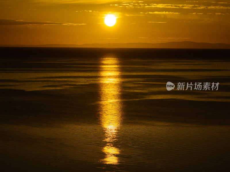 青海湖日出