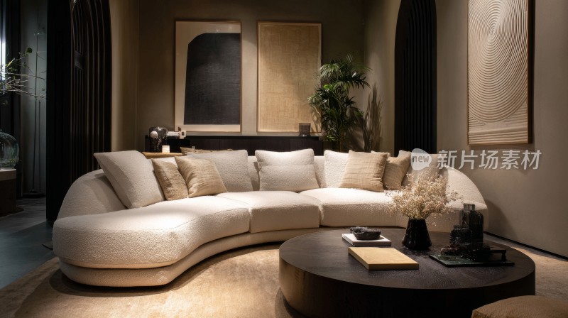 现代轻奢客厅设计