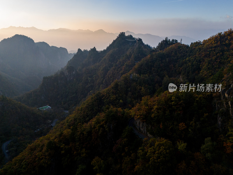 南阳老界岭秋景风光