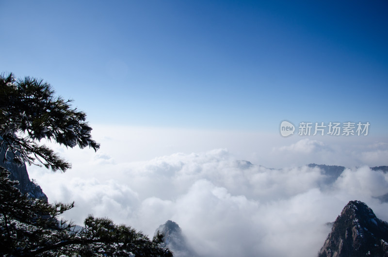 冬季黄山风光