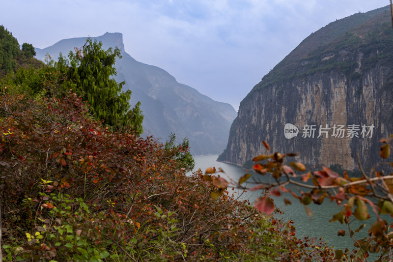 长江三峡重庆奉节瞿塘峡山水风光