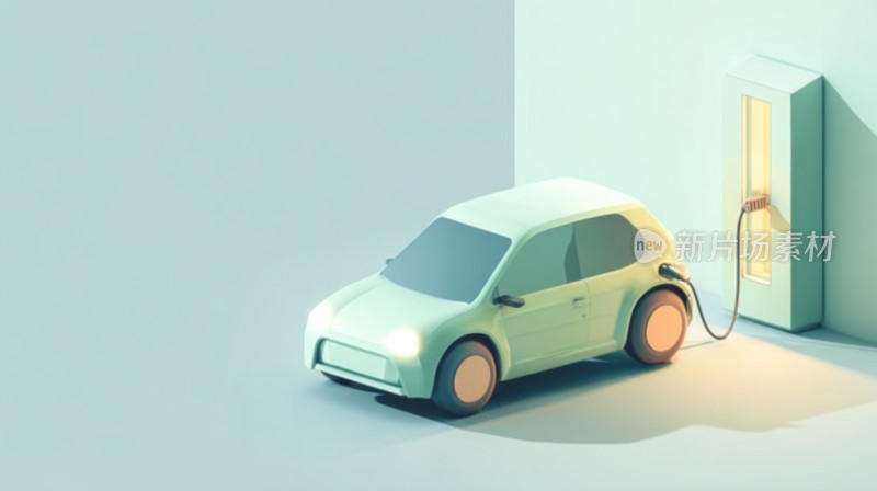 3d模型新能源汽车充电桩