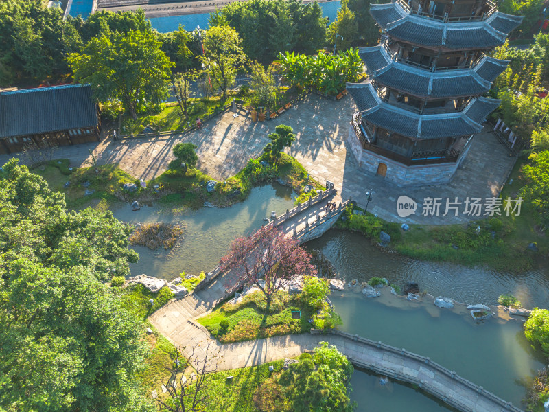 四川宜宾五粮液旅游景区航拍