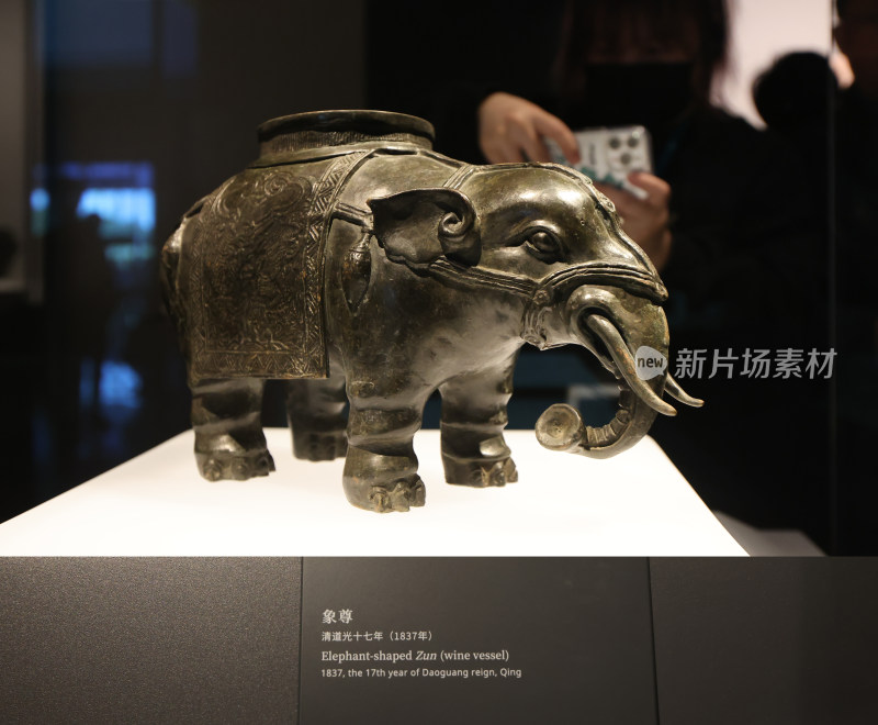 博物馆中国历史青铜文物展