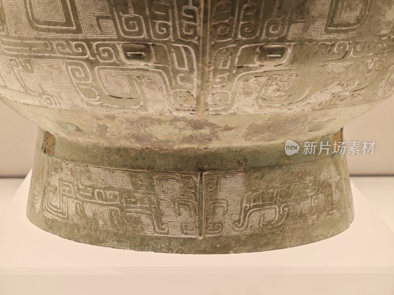 古代青铜盛器特写