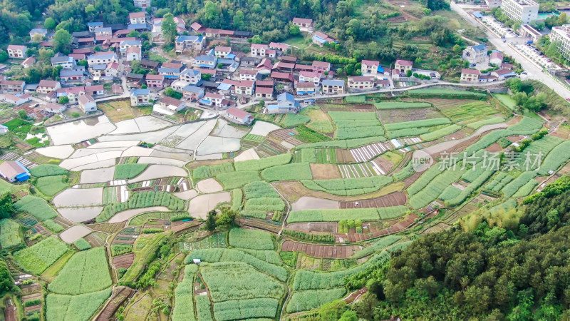 春耕乡村田园