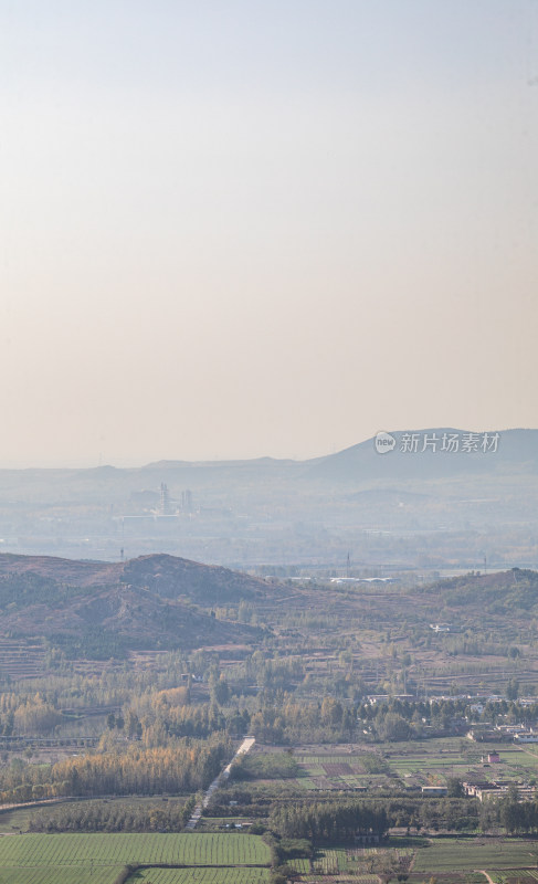 山景与植被远景