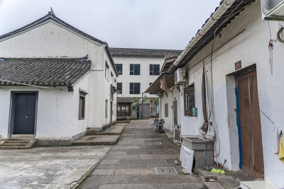 绍兴仓桥直街江南水乡风景