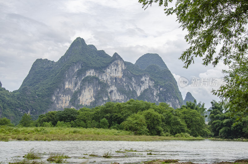 广西桂林漓江 漓江风光 九马画山