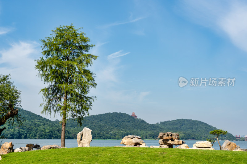 武汉东湖磨山景区远景