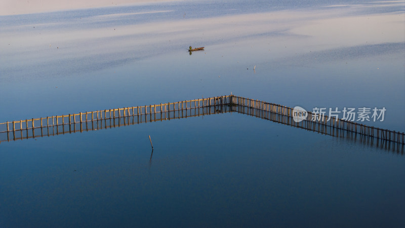 浙江绍兴犭央犭茶湖昂桑湖江南水乡古道