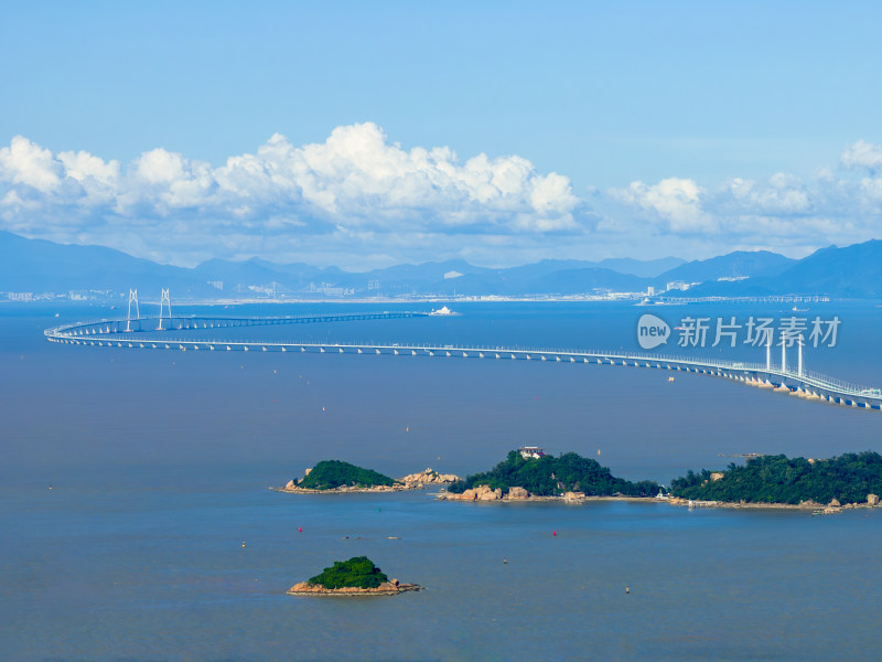 港珠澳大桥全景航拍