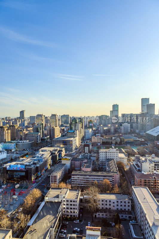 中国北京朝阳区城市建筑群