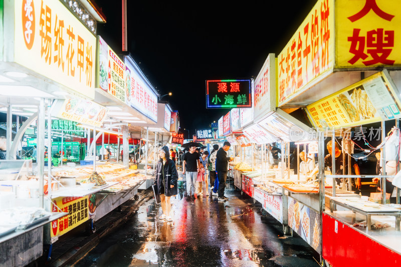 通辽九中夜市