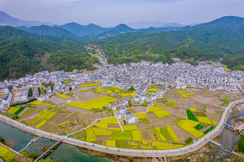 安徽宣城绩溪县伏岭村风光