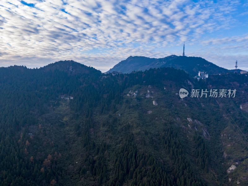 湖南南岳衡山景区航拍