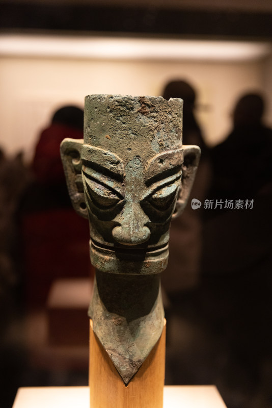 中国国家博物馆三星堆青铜人面像