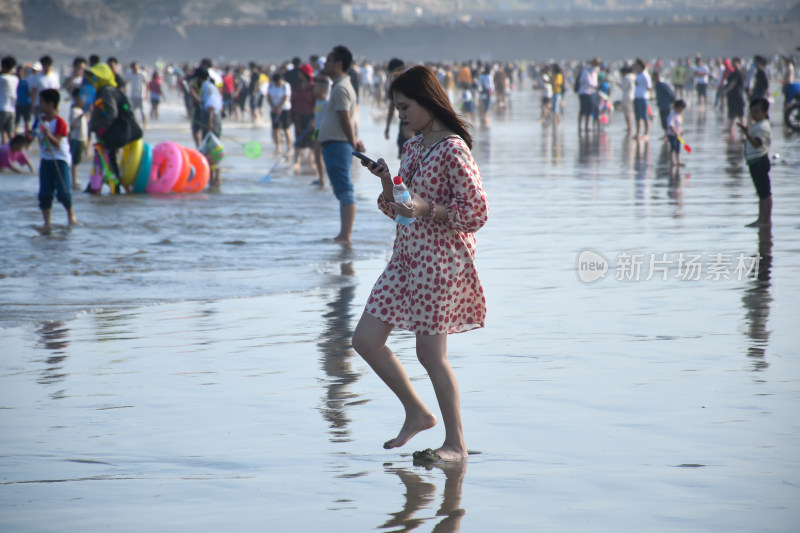 平潭海边漫步场景