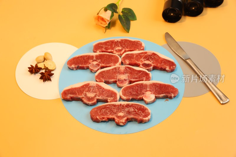 羊排 新鲜羊肉 蝴蝶排 烧烤 羊肉 宁夏滩羊