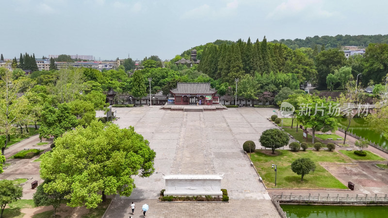 航拍黄冈东坡赤壁4A景区