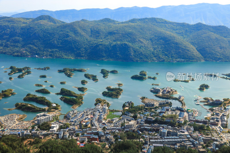 湖北黄石仙岛湖生态旅游景区，天空之城景区