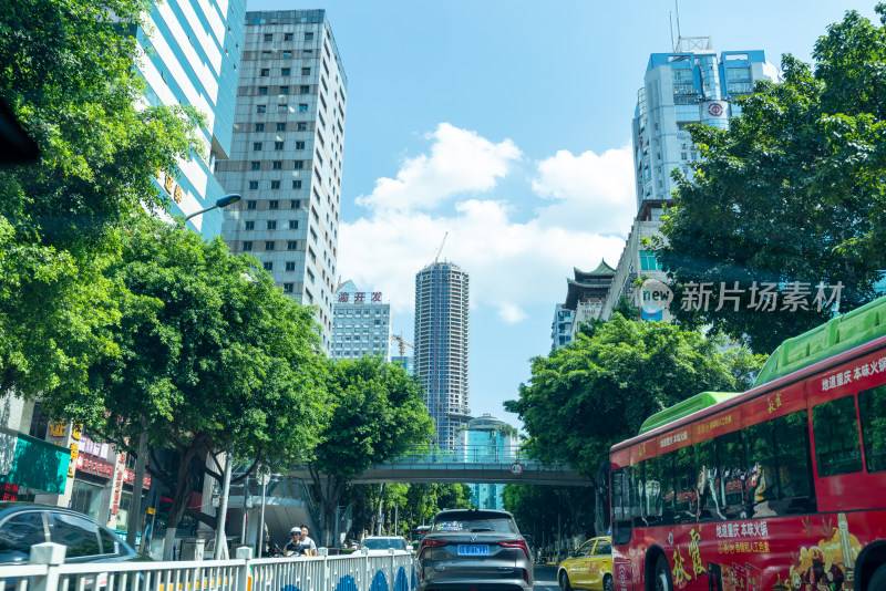 重庆城市街道风景