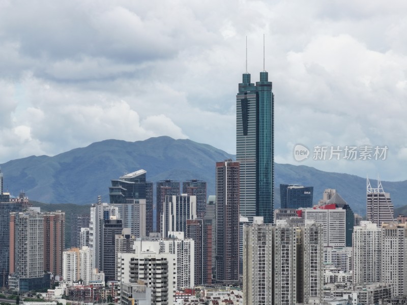 深圳罗湖区城市风光 地王大厦