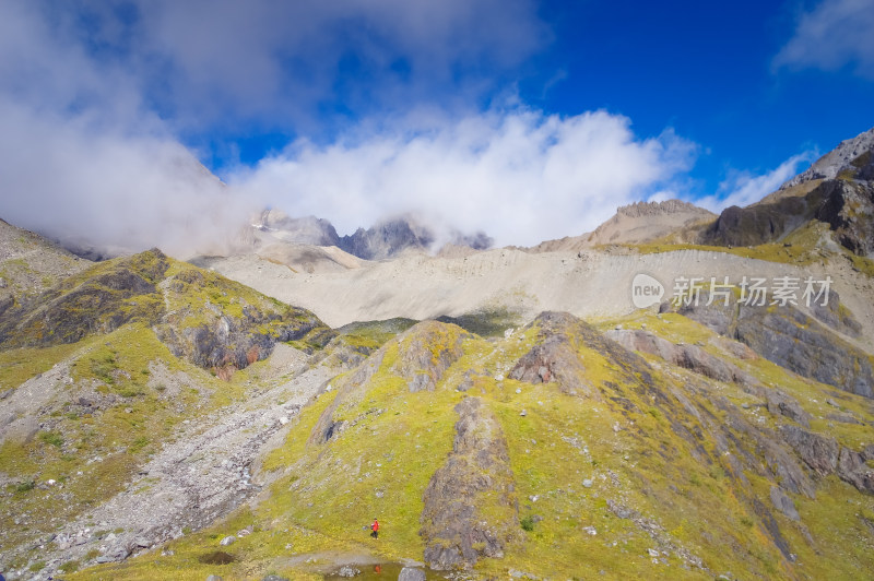 宏伟的山川山脉高山自然风景