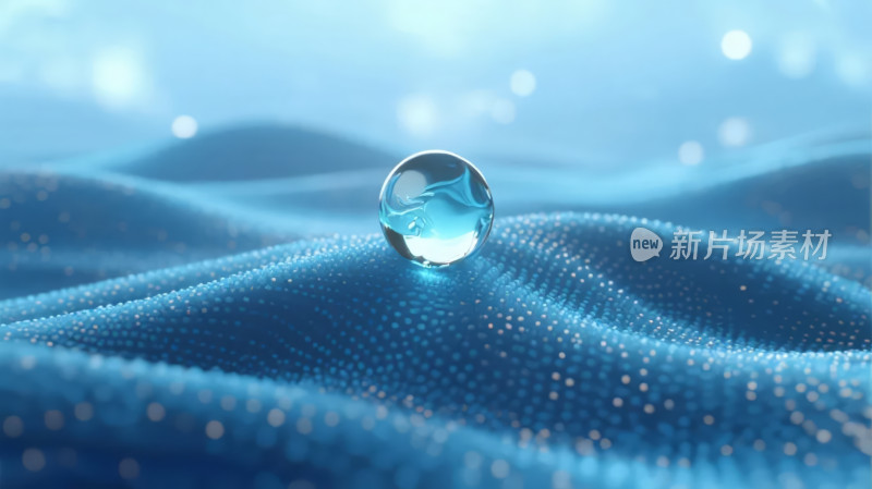 护肤品水滴精华液补水保湿科技美容背景