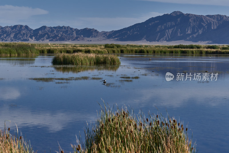 航拍大柴旦湖