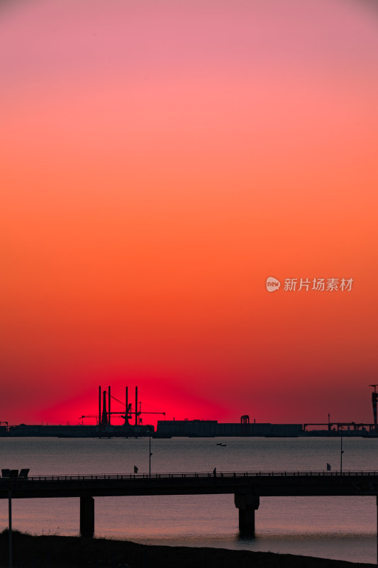 海阳市海上日出