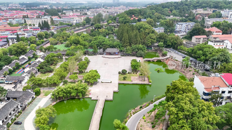 航拍黄冈东坡赤壁4A景区