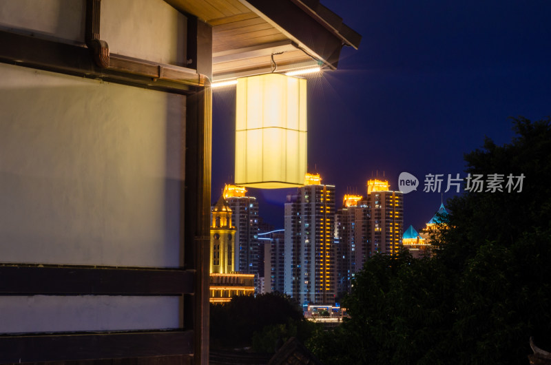 福建福州烟台山夜景